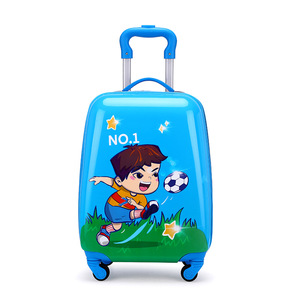 Venta al por mayor 18 pulgadas de moda niños equipaje de fábrica barato ABS PC Trolley Spinner Caster estilo de dibujos animados funda de viaje para los niños - Product Image 2