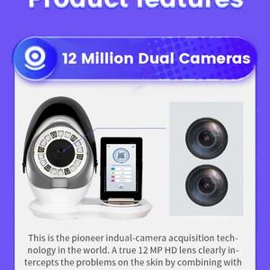 Appareil d'analyse cutanée 3D portable professionnel avec technologie IA, compatible prises JP/US, 10 paramètres d'analyse pour usage commercial - Product Image 2