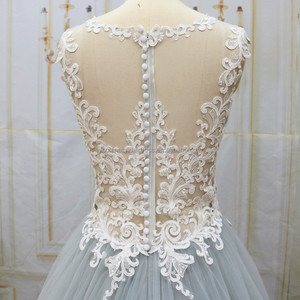 <span class=keywords><strong>Robe</strong></span> <span class=keywords><strong>de</strong></span> <span class=keywords><strong>mariée</strong></span> <span class=keywords><strong>bleu</strong></span> classique avec appliques en dentelle <span class=keywords><strong>et</strong></span> jupe en tulle, fermeture éclair au dos, <span class=keywords><strong>robe</strong></span> <span class=keywords><strong>de</strong></span> <span class=keywords><strong>mariée</strong></span> élégante avec détails transparents - Product Image 6