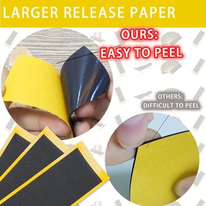 Wholesale Foam Grip Tapes For Finger SkateBoard Pad Anti-slip Sweat Resistant Fingerboard Deck Adhesive Tape <b>Stickers</b> Black Mat - Product Image 4