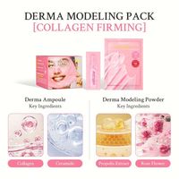 Masque facial en poudre douce coréenne pour salon à domicile, vente en gros, masque modelant hydratant au collagène naturel et biologique