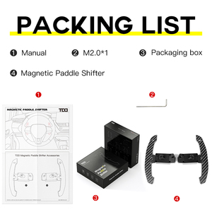 Palancas de cambio magnéticas de fibra de carbono TDD para Toyota Camry GR Corolla Yaris GR Avalon Rav4 Highlander - Product Image 4