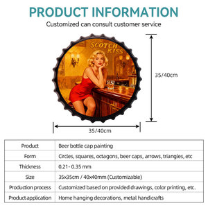 Cũ Thời Hiện Đại cổ thiếc dấu hiệu cổ điển sinh sản kim loại quảng cáo dấu hiệu nhà để xe Thanh <span class=keywords><strong>Retro</strong></span> hoài cổ sưu tập trang trí - Product Image 2