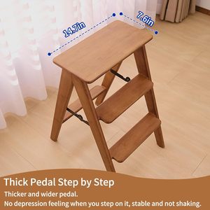 Wooden <strong>Kitchen</strong> <strong>Helper</strong> Learning Tower Wholesales Step Stool Standing <strong>Folding</strong> Montessori Children's Learn Tower for Kid Toddlers - Product Image 5