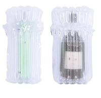 Sacs à bulles en plastique transparent, colonnes d'air gonflables pour la protection des bouteilles de vin lors de l'expédition