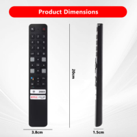 Control Remoto por Voz Compatible con TCL Android 4K LED Smart TV ARC901V FMR5, 43P725 65C728 50P728 L32S525 65C828