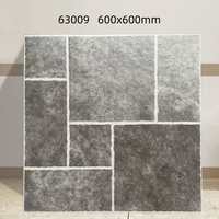 Carrelage Céramique Antibactérien Moderne 600x600mm Antidérapant Résistant à l'Usure pour Escaliers, Intérieur de Villa et Extérieur de Centre Commercial