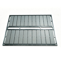 Base de lit en acier avec sommier à lattes assemblé, revêtement en tissu, fabrication OEM/ODM, dimensions personnalisées, pour usage hôtelier – Approvisionnement direct usine