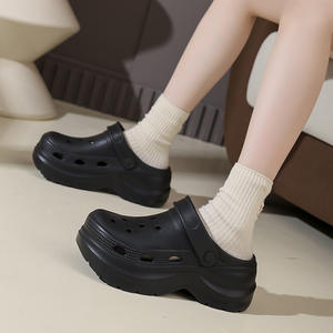 Zuecos Blancos de Plataforma para Mujer, Tacón de 3 cm, Transpirables, de EVA, Antideslizantes, con Punta Cerrada, para Exteriores - Product Image 3