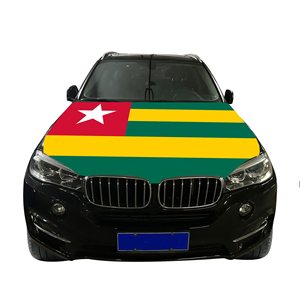 Housse de capot de voiture Togo, drapeau de capot de voiture, vente en gros, personnalisable, résistante à l'usure et durable - Product Image 4