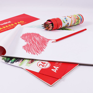 FOSKA buku sketsa anti noda kualitas profesional 24 lembar Premium 100GSM kertas A3 A4 bantalan gambar untuk melukis spidol alkohol - Product Image 4