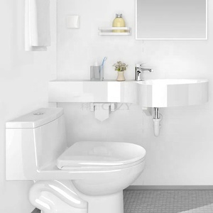 Unité de salle de bain modulaire préfabriquée de conception moderne avec toilettes et douche pratique et peu encombrante - Product Image 1