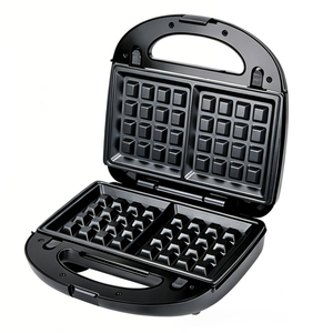 Electrodoméstico de Cocina, Fabricante ODM, Plancha para Waffles y Paninis Intercambiable y Desmontable, <span class=keywords><strong>Tostadora</strong></span> de Sándwiches - Product Image 4