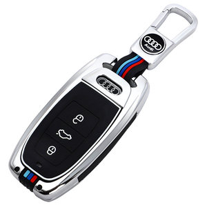 Llave de Coche de Metal para <span class=keywords><strong>Audi</strong></span> A4L, Q5L, A5, A7, Q7, <span class=keywords><strong>Q8</strong></span>, S5, A6, A3, S6, A6L, A8L, Accesorios Decorativos, Repuestos para Auto - Product Image 4