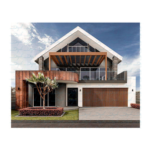 Nhôm Ốp cắt Batten trên cao Cửa dọc cladd tùy chỉnh cửa woodgrain kết thúc claded Batten cắt nhà để xe làm - Product Image 4