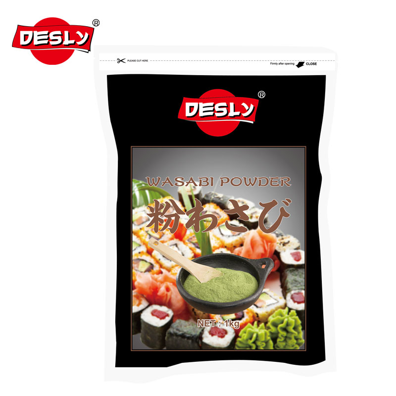 1 Kg Desly Merk Authentieke Japanse Ingrediënt Wasabi Poeder Oem Met Fabriek Prijs