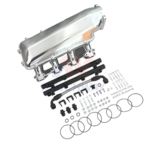 Matchway hiệu suất đánh bóng nhôm LS lo-ram EFI intake Manifold cho GM <span class=keywords><strong>LS1</strong></span>/LS2/LS6 với nhiên liệu đường sắt Bộ dụng cụ - Product Image 1