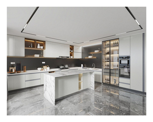 Сделано в Китае, новейший дизайн деревянного шкафа, американские кухонные двери из орехового дерева - Product Image 3