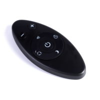 Télécommande universelle mate de haute qualité à 7 touches noire IR sans fil pour ventilateur électrique domestique