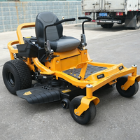 Mesin Pemotong Rumput Zero Turn 26HP 46 54 Inci Berbahan Bakar Gas untuk Lapangan Golf dan Taman