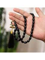 Bracelets de prière religieux personnalisés à la mode, grandes perles en acrylique plastique en forme de boule pour les pratiques religieuses