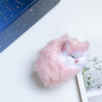 Support de téléphone portable Griptok en forme de chat en peluche Kawaii, accessoire promotionnel pour téléphone, support de table pour téléphone portable