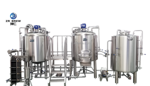 Equipo de Elaboración de <span class=keywords><strong>Cerveza</strong></span> Duradero de 100L, 200L, 500L, Tanques de Fermentación de Acero Inoxidable SUS304 de Alta Calidad, Bomba Estable para <span class=keywords><strong>Cerveza</strong></span> - Product Image 2