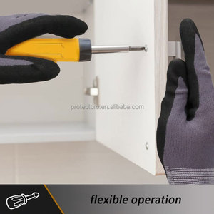 Guantes de Trabajo de Seguridad Industrial de Alta Venta para Hombres Construcción Mecánica Resistentes al Desgaste Reutilizables de Alta Calidad con Agarre - Product Image 3