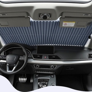 Parasole per Auto 65x155cm a Prezzo di Fabbrica, Tendina Parasole Universale con Ventosa per Parabrezza Anteriore 65cm, <span class=keywords><strong>Accessori</strong></span> Auto - Product Image 2