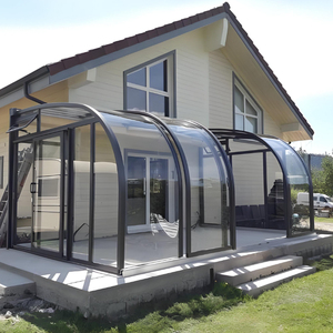 Bộ dụng cụ mở rộng nhà kính & phòng tắm nắng lắp ghép mái bằng, năng lượng mặt trời, thân thiện với môi trường, bổ sung hoàn hảo cho biệt thự, nhà ở lắp ghép. - Product Image 4