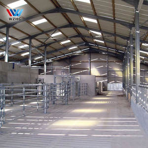 Design a basso costo struttura prefabbricata in acciaio pollame fattoria prefabbricata macellazione attrezzature casa bestiame - Product Image 5