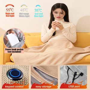 Portable <span class=keywords><strong>sans</strong></span> <span class=keywords><strong>fil</strong></span> chauffé jeter Poncho Wrap lavable électrique portable chauffage épaule USB alimenté <span class=keywords><strong>couverture</strong></span> <span class=keywords><strong>chauffante</strong></span> - Product Image 3