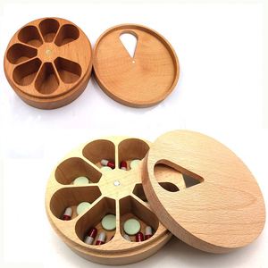 Nouvel Organisateur Hebdomadaire de Rangement : Boîte à Pilules en Bois 7 Jours - Product Image 4