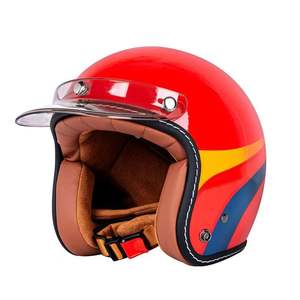 Casque de <span class=keywords><strong>Moto</strong></span> Rétro à Pédale pour Vélo Électrique Quatre Saisons Universel - Product Image 2