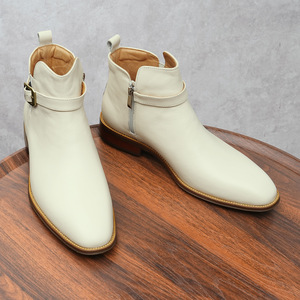 High Quality Men's Casual Leather <b>Boots</b> Winter New Style Outdoor Non Slip Waterproof Motorcycle <b>Boots</b> - Product Image 6