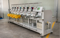 Machine à broder informatisée PUFA Dahao A15 à 8 têtes, usage domestique, moteur 1200 tr/min, nouvelle, pour sequins et perles, aiguilles japonaises 9/12/15, allemandes