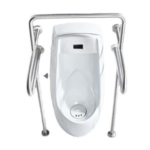 304 Stainless Steel Urinal Handrails Wall Mounted Anti Slip <b>Grab</b> <b>Bars</b> For Public Toilets Restrooms Accessible Facilities - Product Image 4