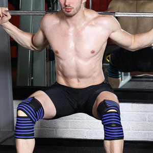 Perban bungkus kompresi lutut, penyangga paha betis elastisitas tinggi - Product Image 4