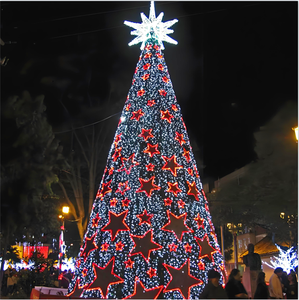 Xmas Arboles <span class=keywords><strong>De</strong></span> Navidad Outdoor 20ft 30ft Extra Large Artificiel Pvc LED Géant Arbre <span class=keywords><strong>De</strong></span> Noël Pré-éclairé - Product Image 2