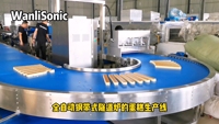 Ligne de production automatique de gâteaux éponge WANLI, machine de découpe ultrasonique pour la boulangerie