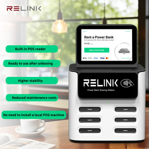 เครื่องให้เช่าแบตเตอรี่สำรองมือถือ 6 ช่อง พร้อมระบบ POS ติดตั้งง่าย รองรับการชาร์จเร็ว PD & Qi แบตสำรองสำหรับเช่า ชาร์จโทรศัพท์ - Product Image 1