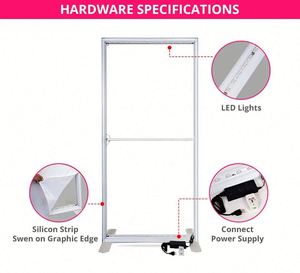 Custom Backlit SEG Lightbox SEG <b>Light</b> Box <b>Sign</b> - Silicone Edge Slim <b>Light</b> Boxes - Product Image 4