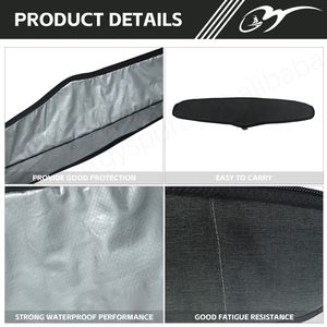 Sacs de protection pour hydrofoil avant et arrière, multi-tailles, noirs, personnalisés, imperméables, anti-corrosion, anti-impact, en nylon et aluminium, pour le surf - Product Image 2