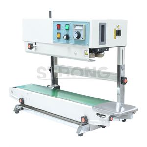 เครื่องซีลแบบต่อเนื่อง FR900 เครื่องซีลฟิล์มแนวตั้งแบบตั้งโต๊ะขนาดเล็กสำหรับชา ธัญพืช อาหารแมว ผลไม้อบแห้ง - Product Image 2