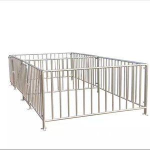 Nhà máy trực tiếp động vật Lồng thép mạ kẽm lợn trang trại thiết bị lợn vỗ béo bút với Thùng gian hàng hoàn thiện cho động vật - Product Image 6