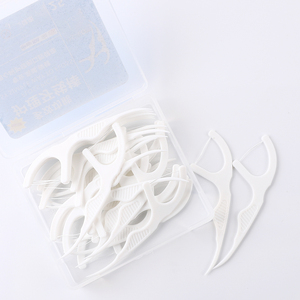 Heetverkopende dubbele lijn hoge treksterkte polymeer floss stick tandenfloss mondhygiëne tandenstokers zachte tandenstokers groothandelsprijs - Product Image 3