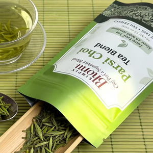 Low MOQ Custom Printed Zip Herbal Tea Pouch Seed <b>Packaging</b> Stand Up <b>Bag</b> With Zipper - Product Image 3