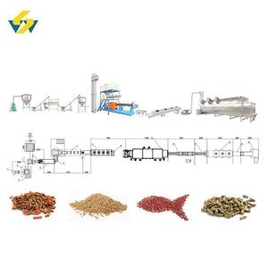 Ligne de production clé en main pour aliments flottants pour poissons d'aquarium et aliments secs pour animaux de compagnie, extrudeuses et sécheuses <span class=keywords><strong>à</strong></span> <span class=keywords><strong>vendre</strong></span> - Product Image 1