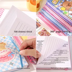 <span class=keywords><strong>Libreta</strong></span> de Direcciones A5 con Espiral, Papel Impreso a Color, Diseño de Dibujos Animados, para Estudiantes y Niños, Ideal para Regalo - Product Image 4