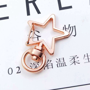 Nhà Sản Xuất Kim Loại Hợp Kim Kẽm Cherry Sakura Xoay Tôm Hùm Móc - Product Image 3